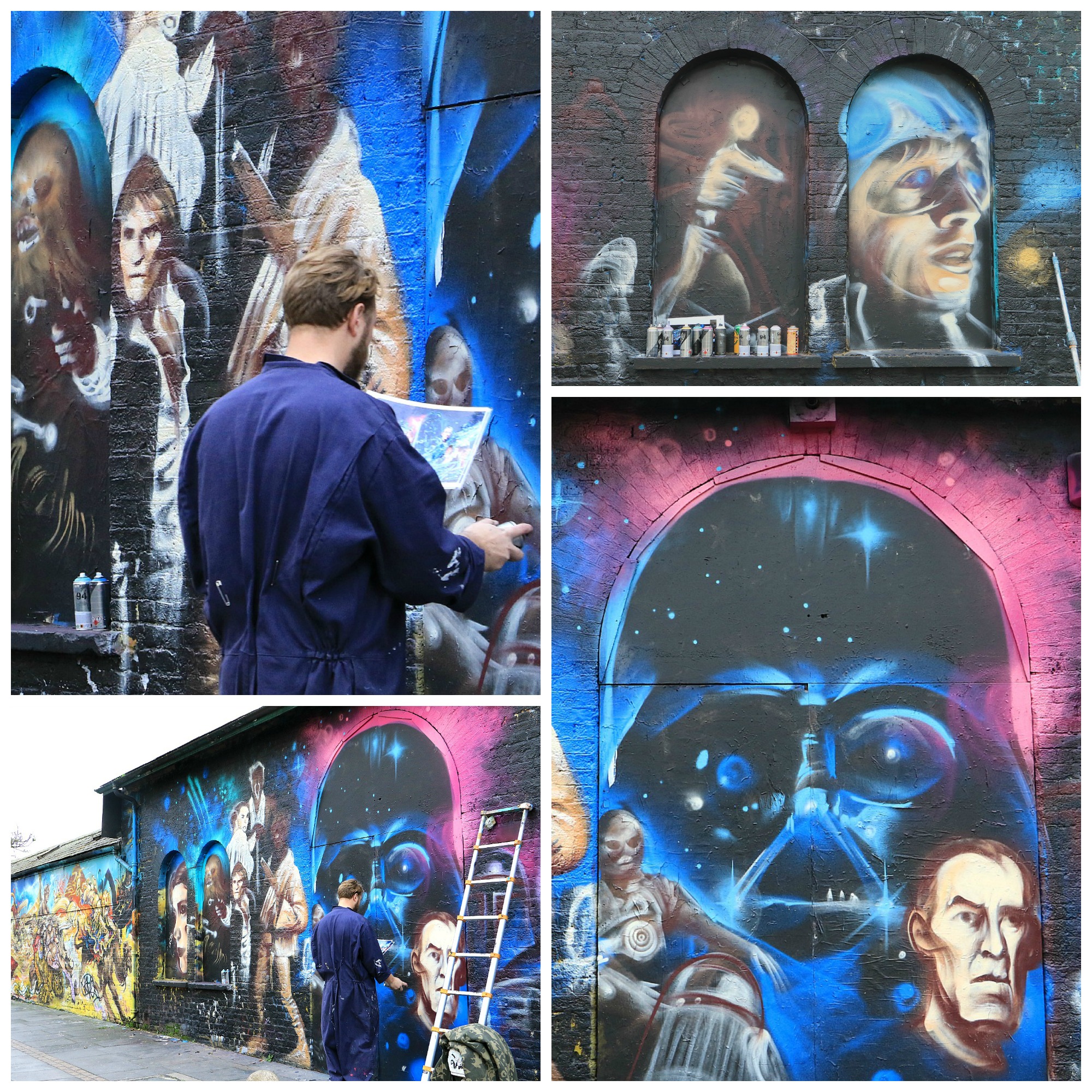 POD Travels - Star Wars mural