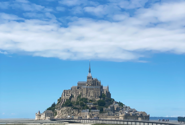 An image from visiting Mont-Saint-Michel, France