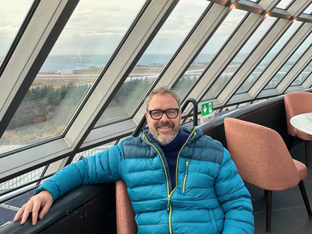 The rotating restaurant at Perlan Museum in Reykjavik 