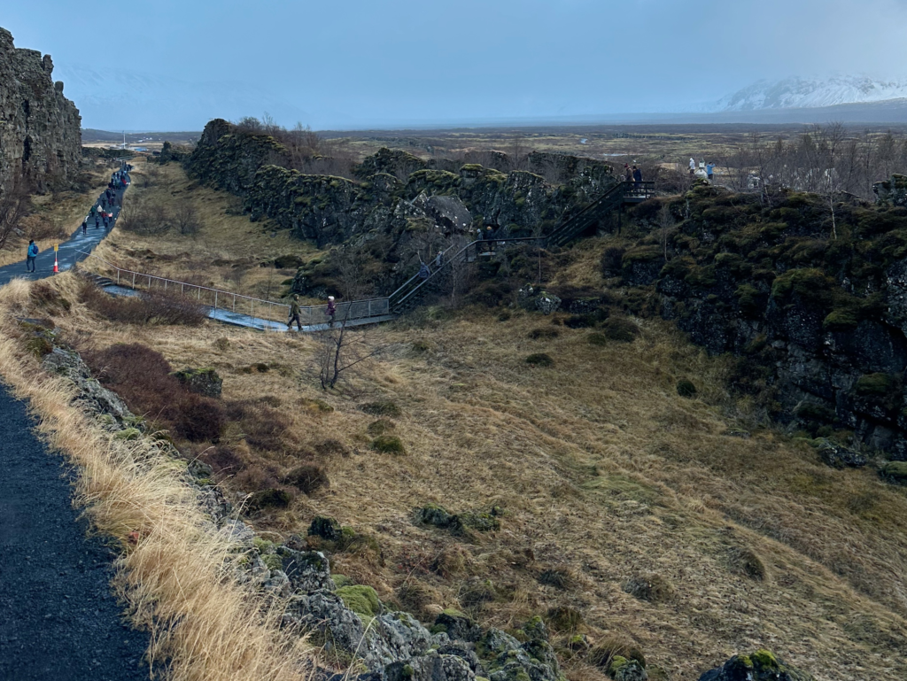 Thingvellir National Park on the Golden Circle is easy to access while on a Reykjavik city break