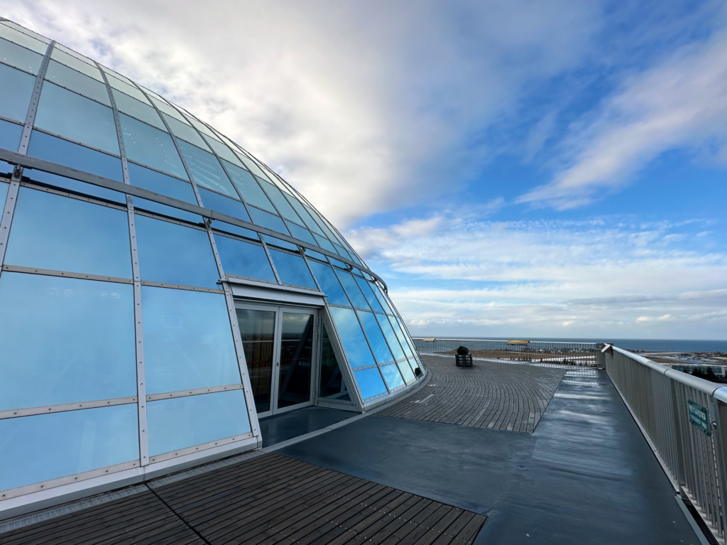 The 360 degree observation deck at Perlan, an essential when on a Reykjavik city break